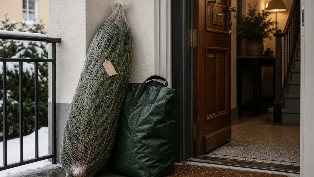 Hemlevererad julgran med praktisk beställning online